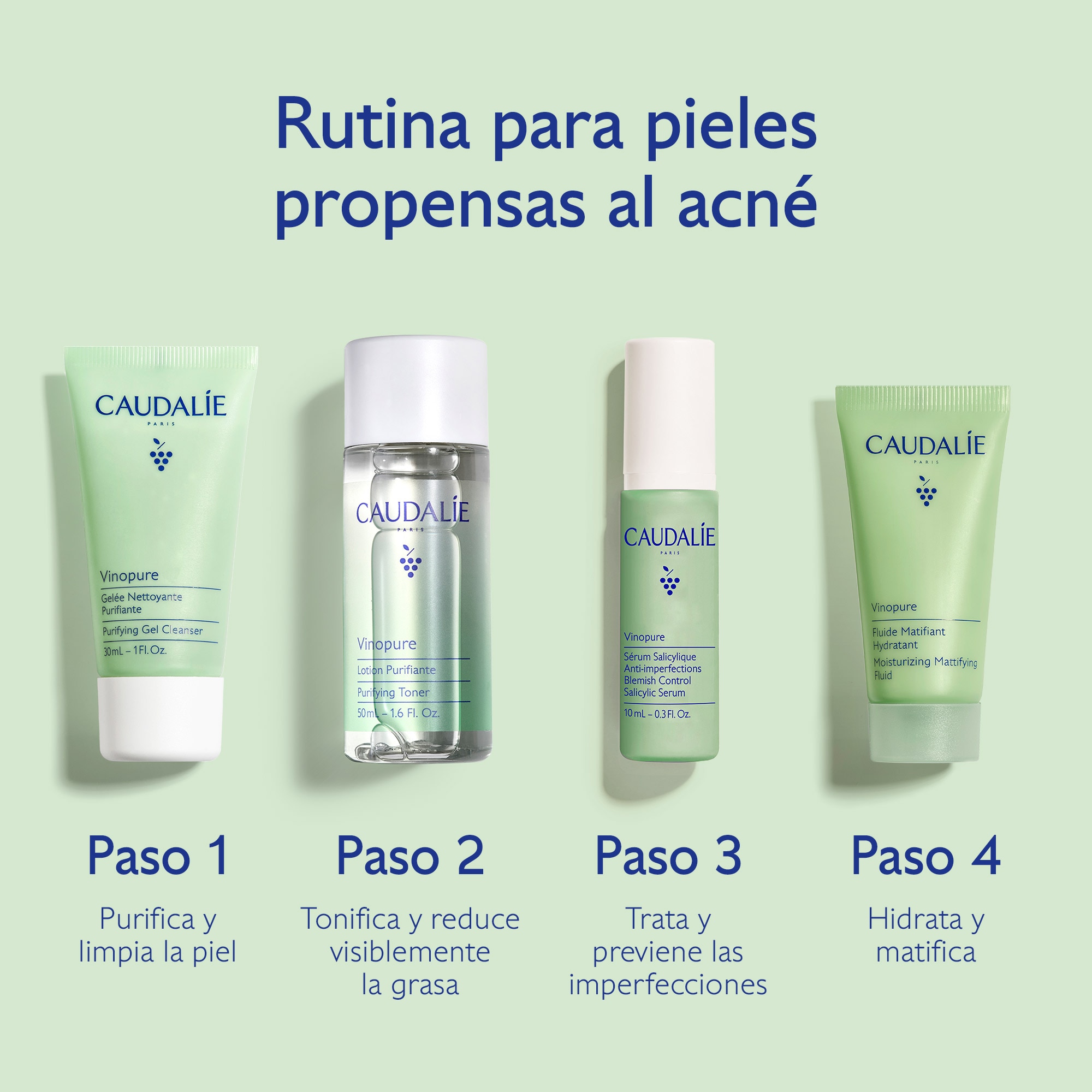ESENCIALES PARA PIEL CON TENDENCIA ACNEICA (SET PARA CUIDADO DE LA PIEL)